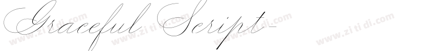 Graceful Script字体转换
